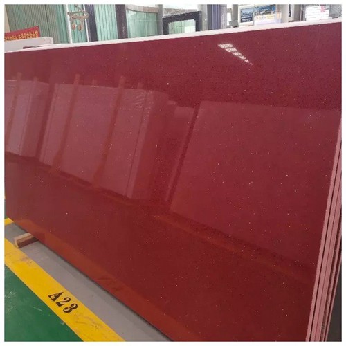 Red Sparkle Quartz Slabs Red Sparkle Quartz Slabs