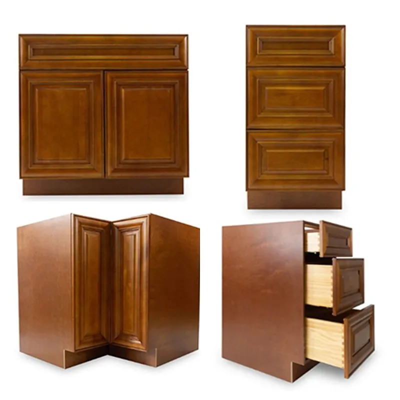 light brown cupboards