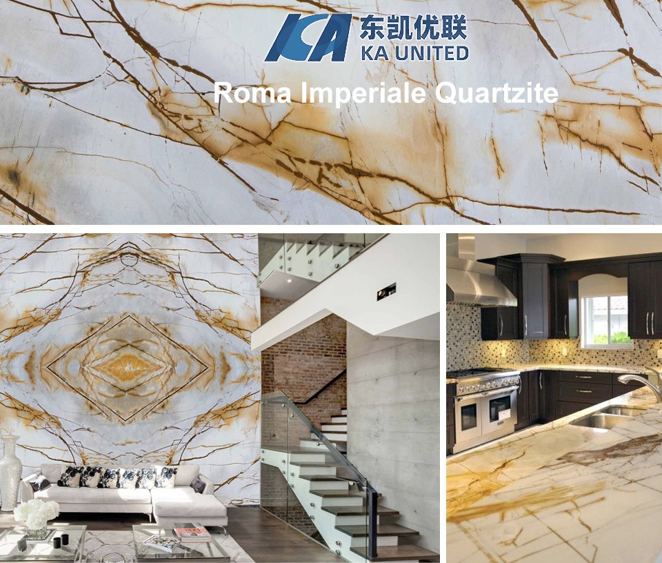 Roman Imperiale Yellow Quartzite Countertops and Wall Cladding Projects Roman Imperiale Yellow Quartzite Countertops and Wall Cladding Projects