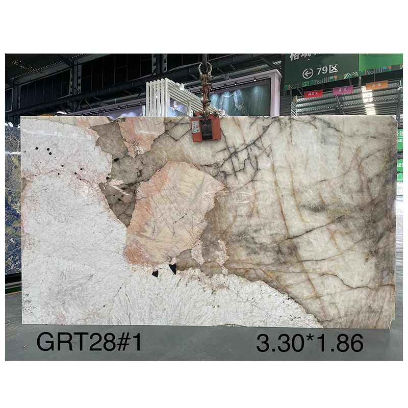 Pink Patagonia Quartzite Polished Slab Pink Patagonia Quartzite Polished Slab