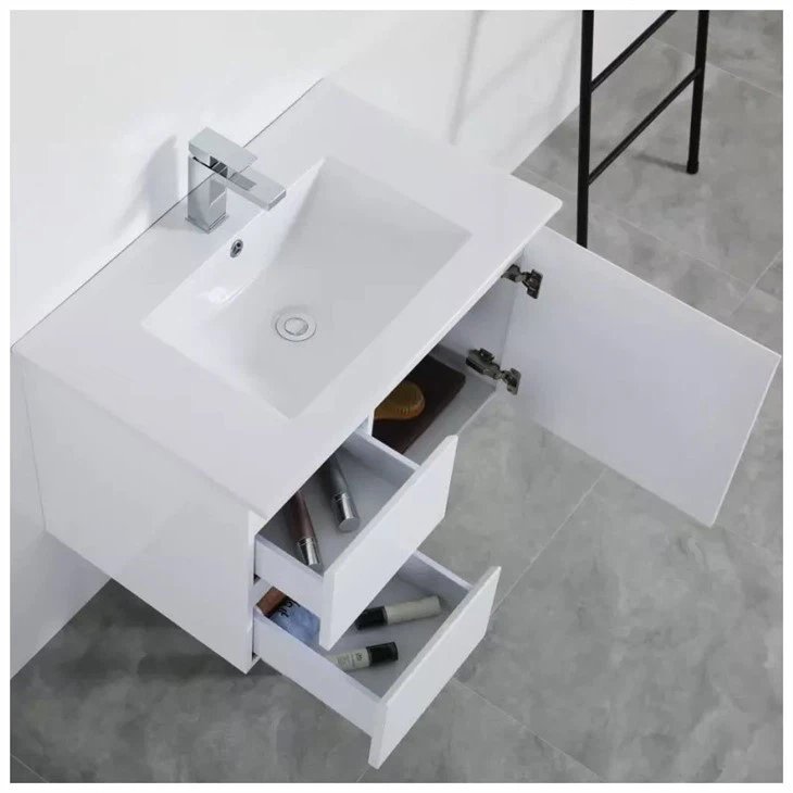 750mm White Tonic Wall Hung PVC Vanity