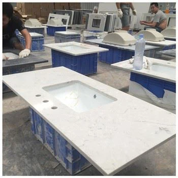 Kúpeľňová doska Carrara White Quartz