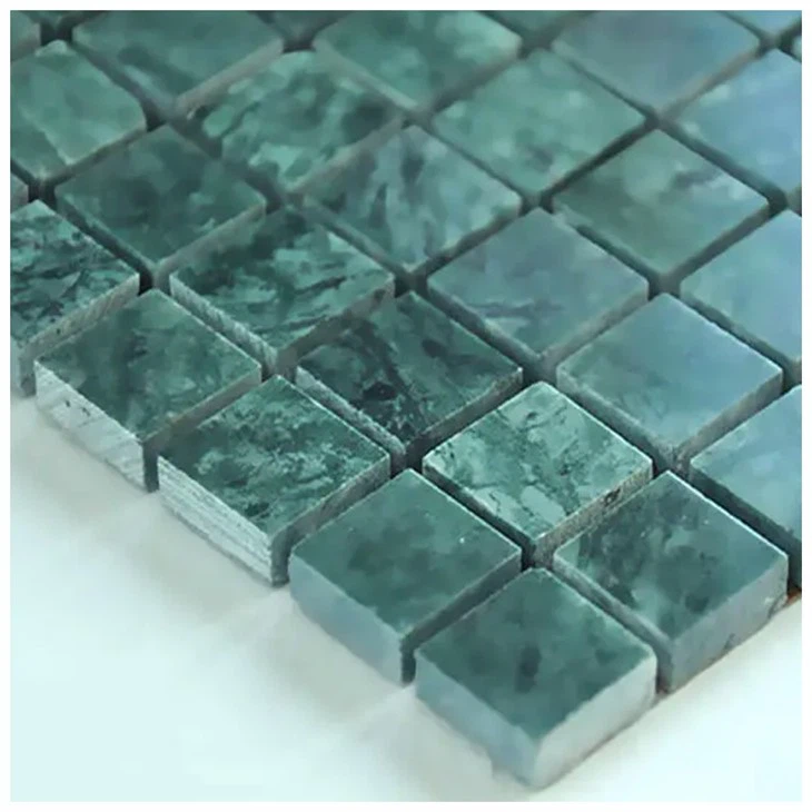 Dark Green Marble Pool Mosaic Tiles