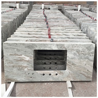 Fantasy hnedý mramorový toaletný top