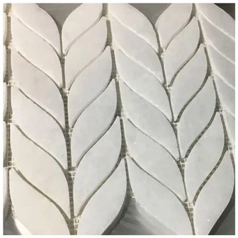 Listová mramorová mozaika