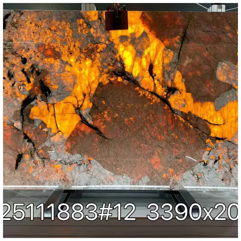 Pink Patagonia Granite Backlit Slabs